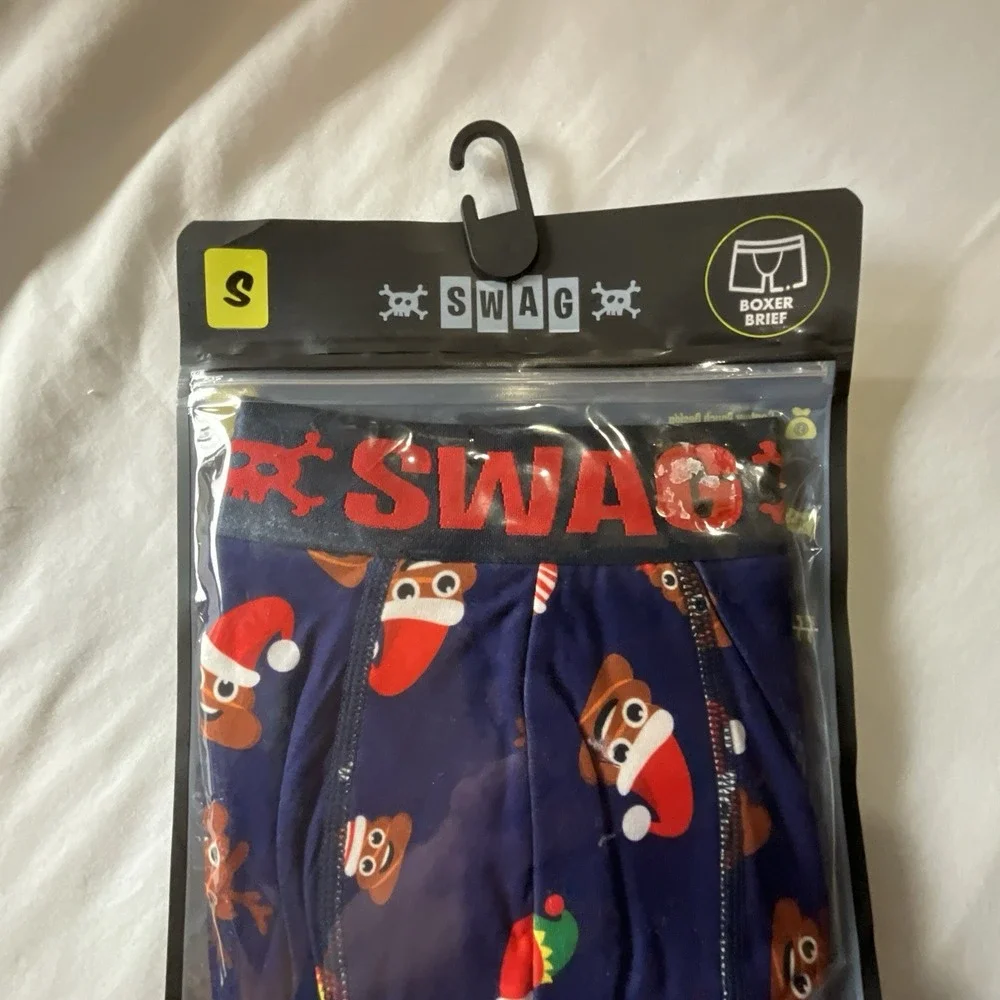 New SWAG Men's Poop Emoji Novelty Underwear - Size‎ Small